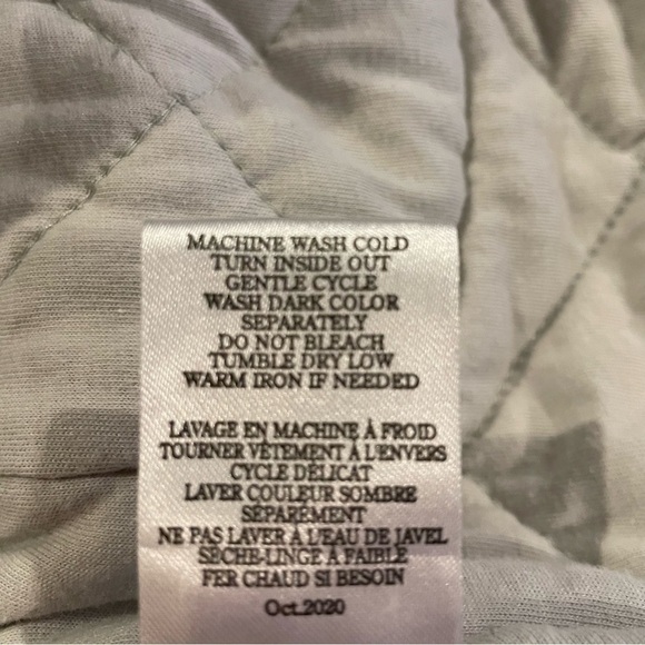 Z Supply Maya Dusty Sage Camo Snap Front Quilted Jacket Sz. M - Picture 9 of 12